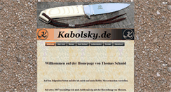 Desktop Screenshot of kabolsky.de